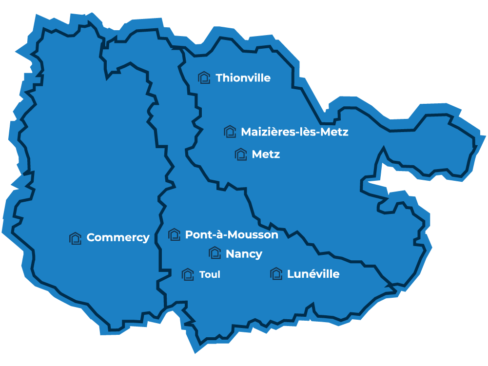 rc-fermelec carte zone d'intervention plan map