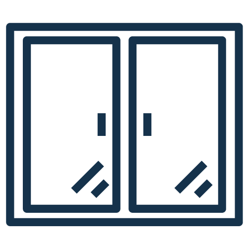 Rc Fermelec fenetre portes fenetres bleu clair