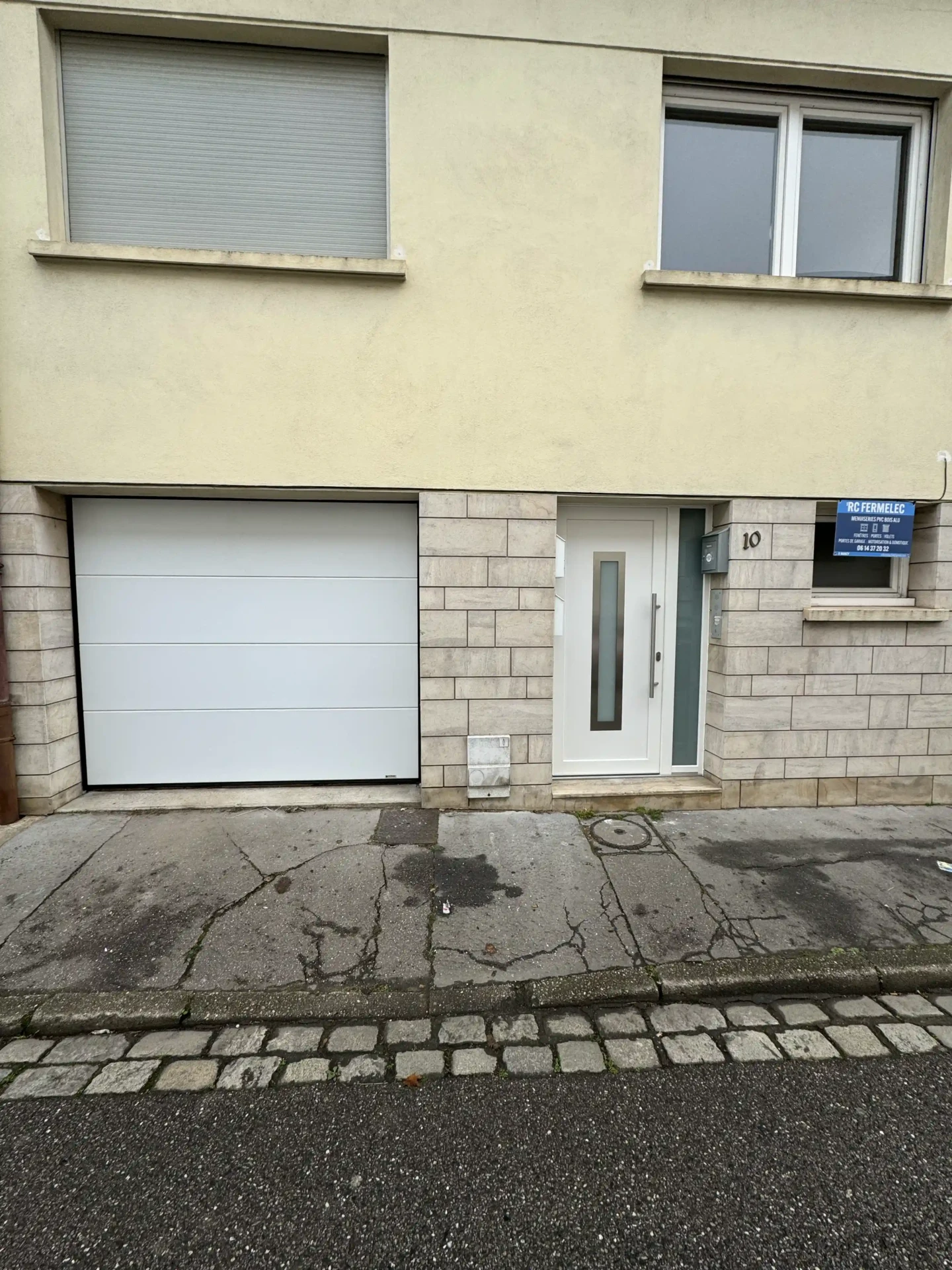 rc fermelec porte entree et porte de garage apres