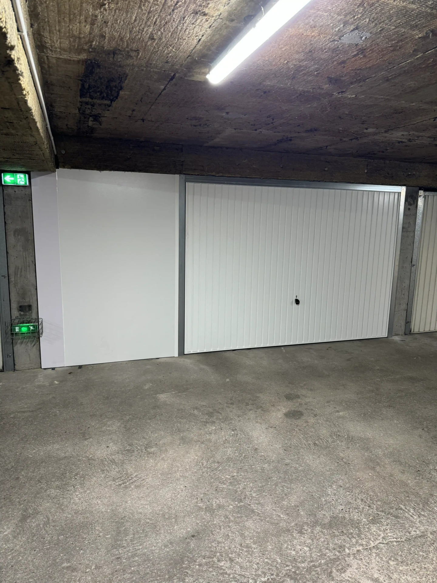 rc fermelec renovation double porte de garage parking apres